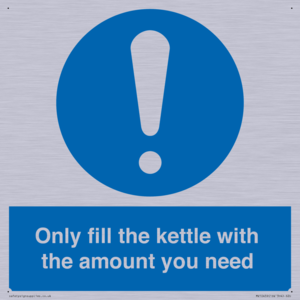 Only fill the kettle with the amount you need